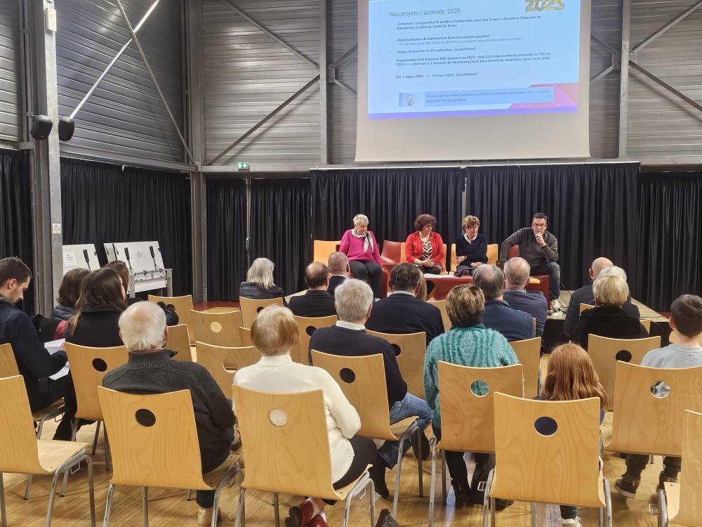 Présentation des projets lors de l'AG