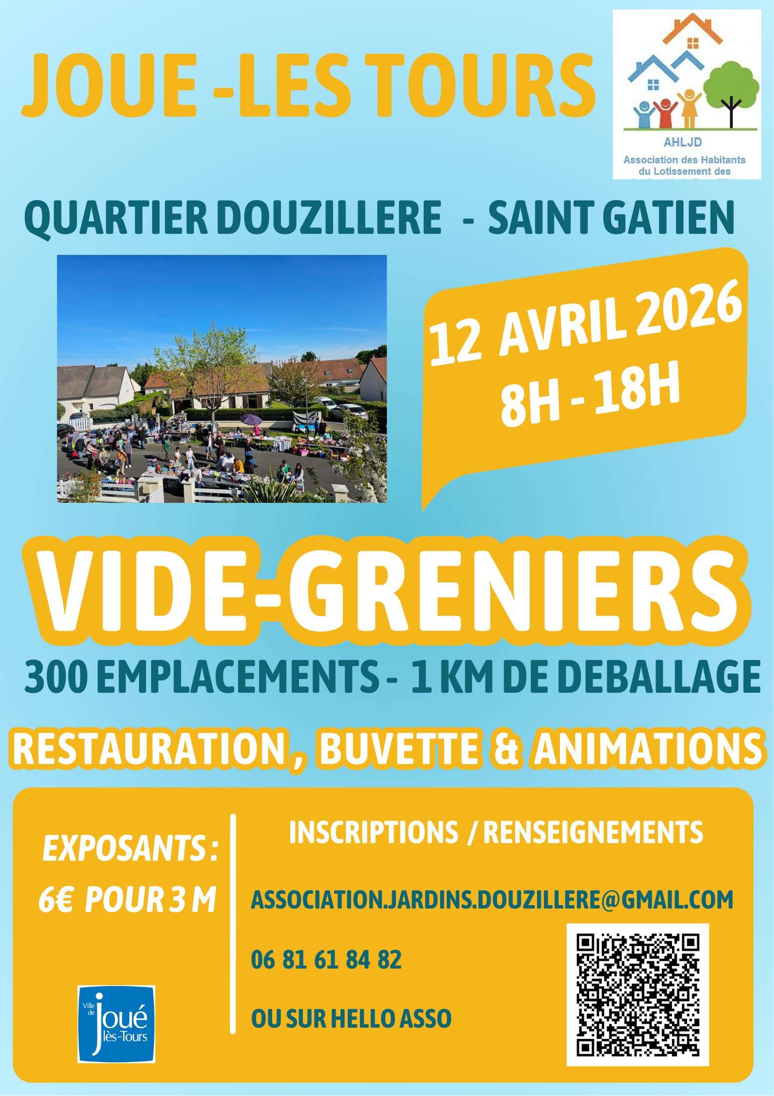 Affiche du vide-greniers